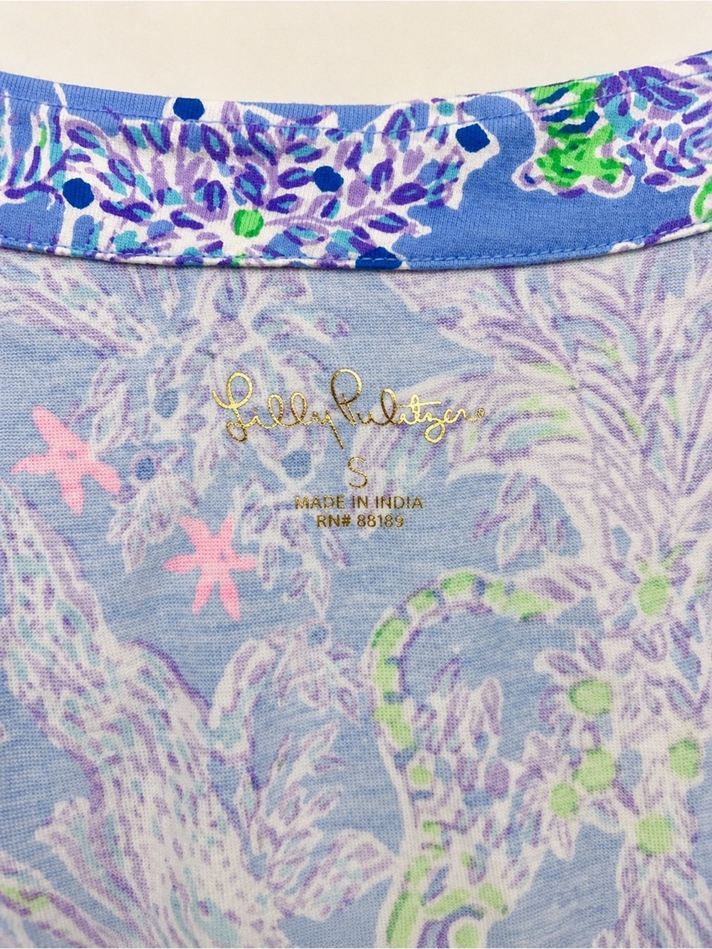 Lilly Pulitzer Lorina Dress Blue Peri The Turtle Package S - Picture 3 of 9